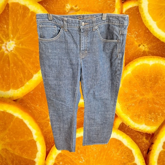 Tommy Hilfiger Denim - Tommy Hilfiger‎ Womens Jeans Blue Denim Size 12S Straight Leg Crop